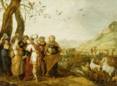 Noè e la sua famiglia prima dell