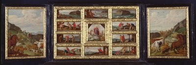 Arca di Noè trittico da Hans III Jordaens