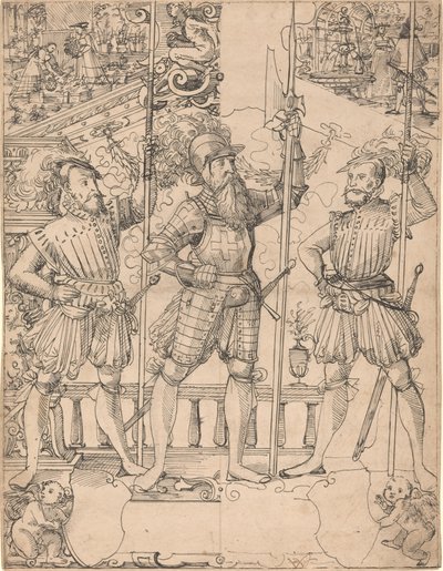 Alabardiere e due picchieri da Hans Jakob Plepp