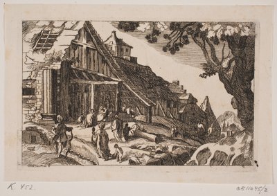Paesaggio con la Sacra Famiglia e i Re Magi da Hans Jørgen Kirksteen
