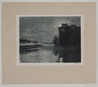 Paesaggio. Chiaro di luna da Hans Julius Fæster