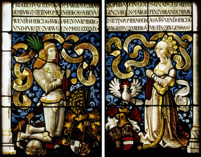 Margravio Federico di Brandeburgo-Ansbach 1460-1536 e sua moglie Sofia Jagiellon 1464-1512, 149 da Hans Kamberger