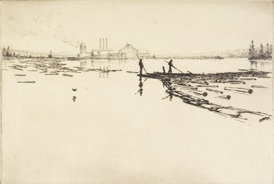 La Diga di Tronchi, c.1924 da Hans Kleiber