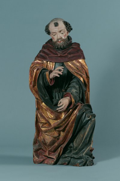 Giuseppe in un gruppo di adorazione (Natività) da Hans Klocker