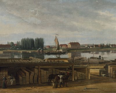 Dalla zona di Dresda, c.1829-30 da Hans Leganger Reusch