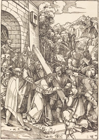 Cristo che porta la croce da Hans Leonard Schaufelein
