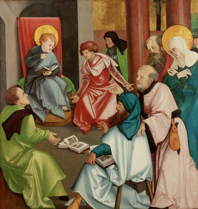 Cristo nel tempio, c.1505 da Hans Leonard Schaufelein