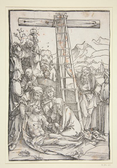 Compianto di Cristo (dalla Passione di Cristo) da Hans Leonard Schaufelein