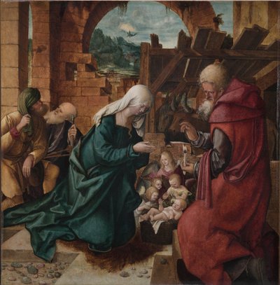 Adorazione dei pastori, c. 1510 da Hans Leonhard Schäufelein
