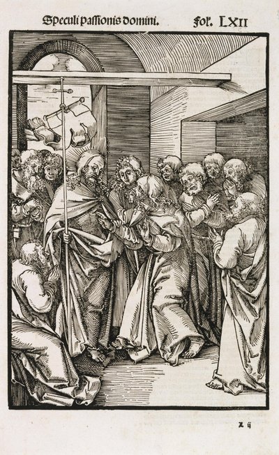 Tommaso dubita delle ferite di Cristo da Hans Leonhard Schäufelein
