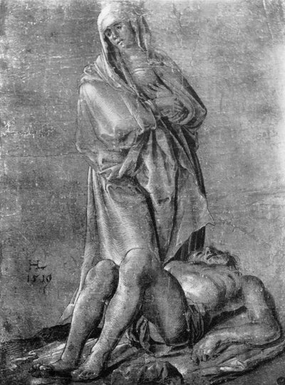 La Vergine e il Cristo Morto, 1913 da Hans Leu The Younger