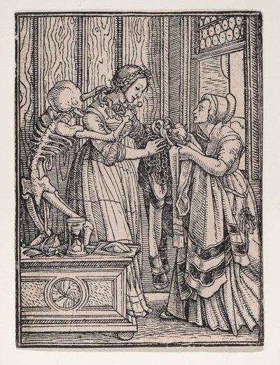 La contessa, da La danza della morte da Hans Lützelburger