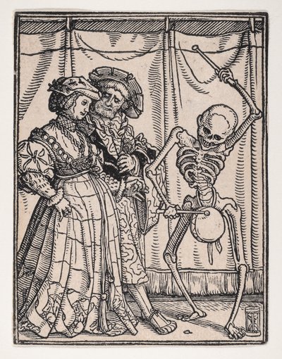 La nobildonna, da La danza della morte da Hans Lützelburger