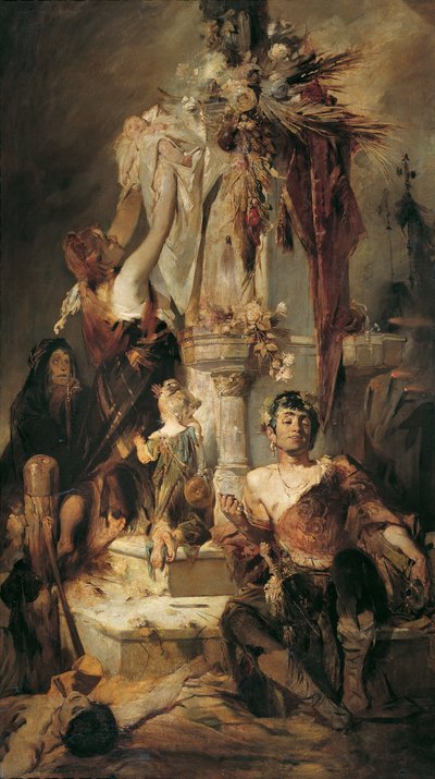 Scena di sacrificio antico da Hans Makart