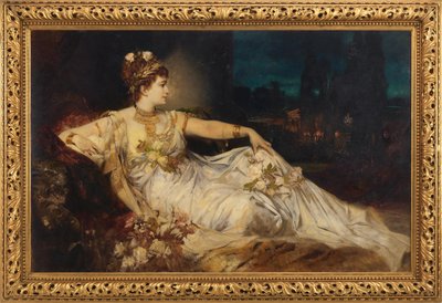 Charlotte Wolter (1834-1897) nel ruolo di "Messalina" in "Arria e Messalina" di Adolf von Wilbrandt da Hans Makart