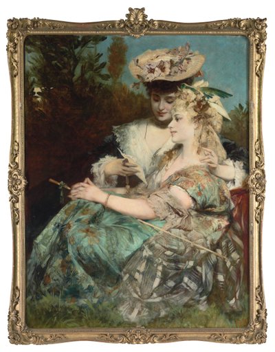 Der Liebesbrief, 1875 da Hans Makart