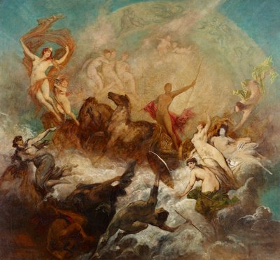 La vittoria della luce sulle tenebre da Hans Makart