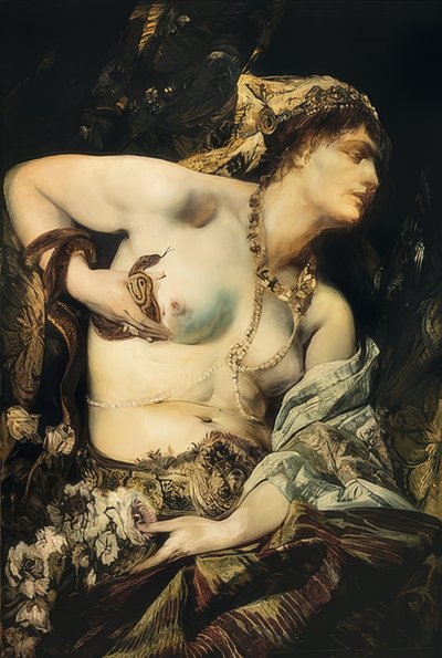 La morte di Cleopatra da Hans Makart