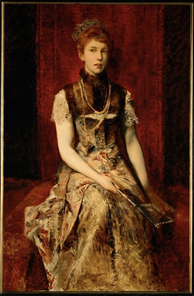 Dora Fournier-Gabillon ... (pittura su legno) da Hans Makart