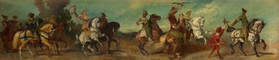 Progetto per il corteo festivo del 1879 - La caccia al falcone da Hans Makart