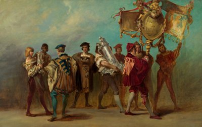 Progetto per il corteo festivo del 1879 - incisori e fonditori di bronzo da Hans Makart