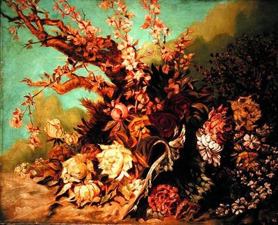 Composizione floreale con rami di fiori e peonie, c.1884 da Hans Makart