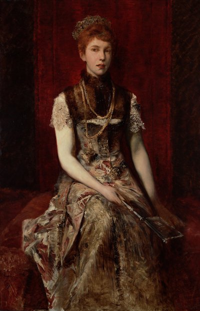 Ritratto di Dora Fournier-Gabillon, ca 1879 da Hans Makart