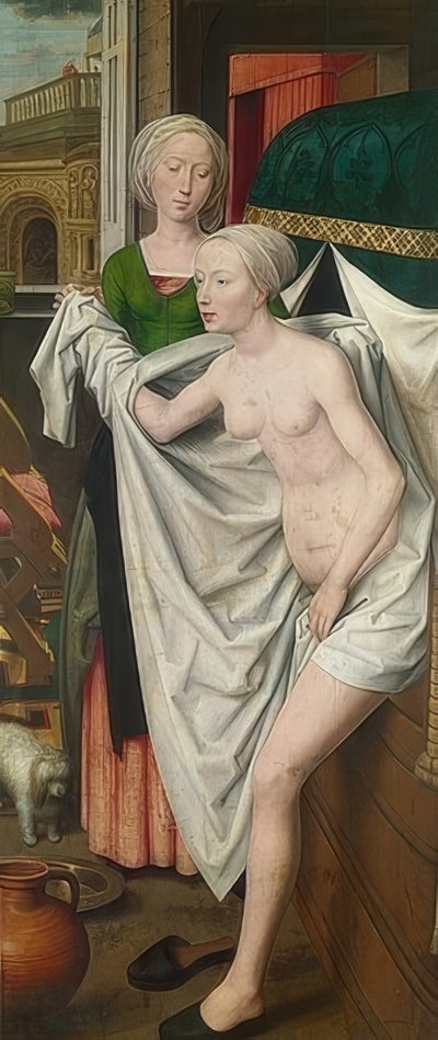 Betsabea al bagno da Hans Memling
