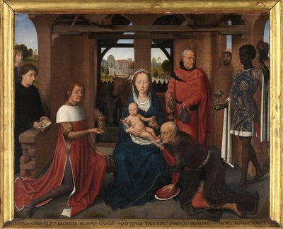Pannello centrale del Trittico di Jan Floreins da Hans Memling