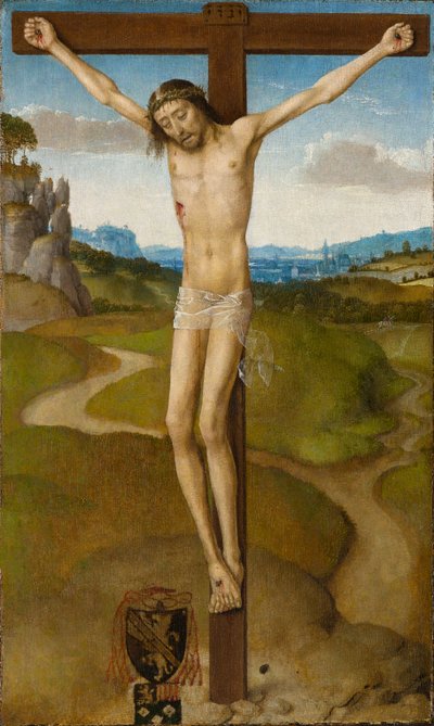 Cristo sulla croce, circa 1480 da Hans Memling