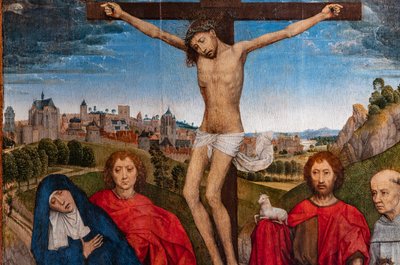 Cristo crocifisso con la Vergine, San Giovanni Battista e l