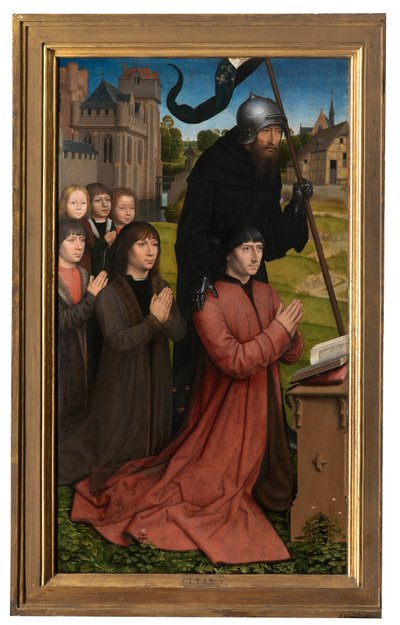 (dettaglio del Trittico di Willem Moreel) da Hans Memling