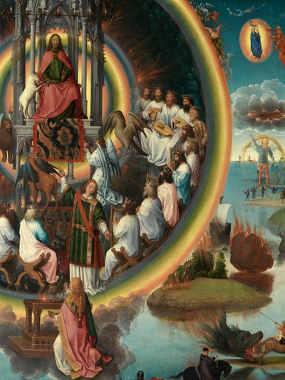 Pannello destro del Trittico di San Giovanni Battista e San Giovanni Evangelista (dettaglio) da Hans Memling