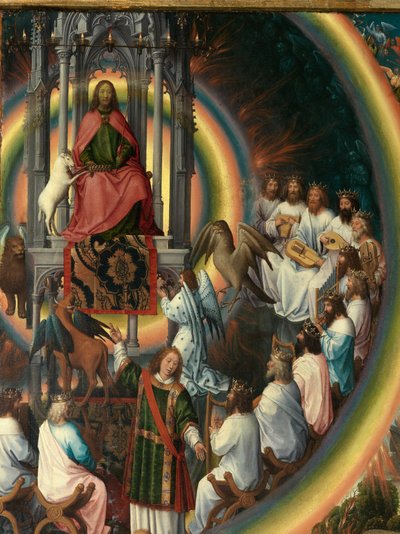 Pannello destro del Trittico di San Giovanni Battista e San Giovanni Evangelista (dettaglio) da Hans Memling