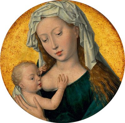 La Vergine Maria che allatta il Bambino Gesù da Hans Memling