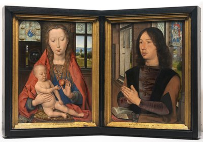 Dittico di Maarten van Nieuwenhove da Hans Memling