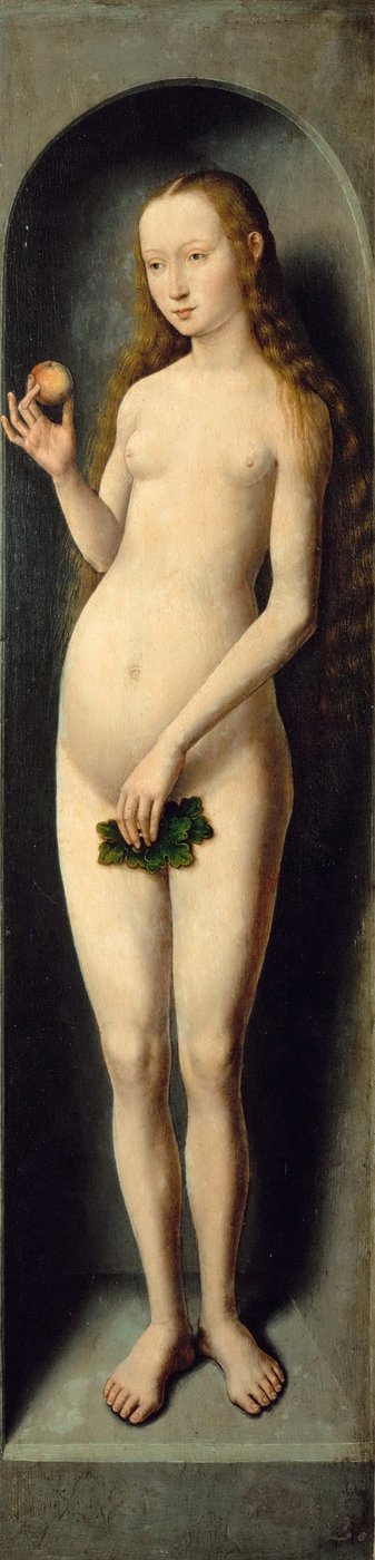 Eva (Ala laterale del piccolo trittico di San Giovanni Battista) da Hans Memling