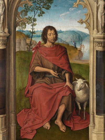 Pannello esterno del Trittico di Jan Floreins da Hans Memling