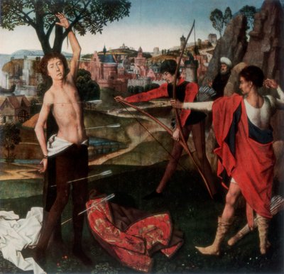 Martirio di San Sebastiano, 1927 da Hans Memling