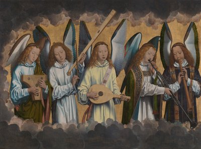 Angeli che fanno musica da Hans Memling