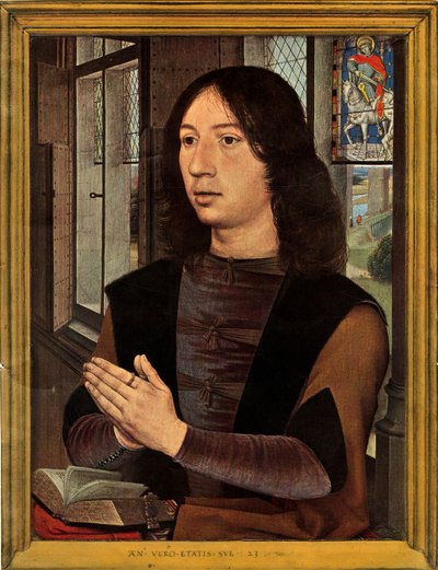Ritratto di Martin Van Nieuwenhowen, 1478 da Hans Memling