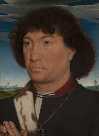 Ritratto di un uomo della famiglia Lespinette, c.1485-90 da Hans Memling