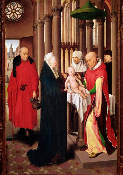 Presentazione al tempio. Pannello destro del Trittico dell