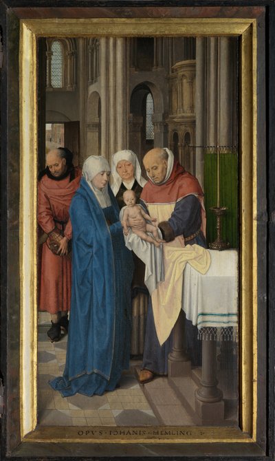 Pannello destro del Trittico di Jan Floreins da Hans Memling