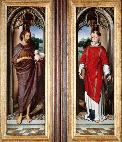 San Giovanni Battista e San Lorenzo da Hans Memling