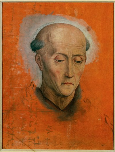 Studio per la testa di San Benedetto dipinta per l