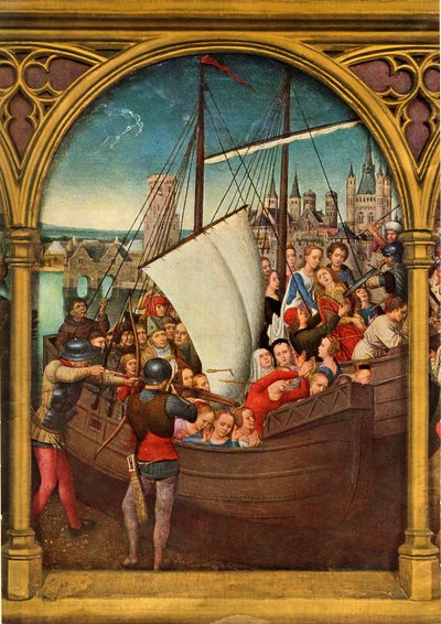 Il Martirio delle Vergini, 1489 da Hans Memling