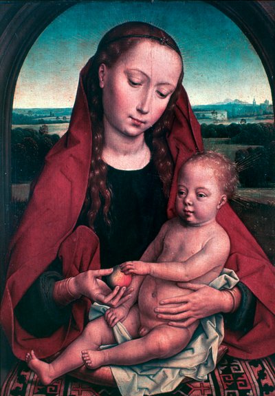 La Vergine e il Bambino, c1453-1494 da Hans Memling