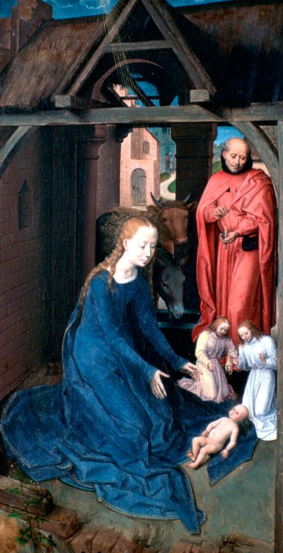 Trittico di Jan Florain, (dettaglio), 1479 da Hans Memling