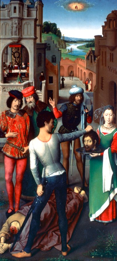Trittico di San Giovanni Battista e San Giovanni Evangelista, 1479 da Hans Memling